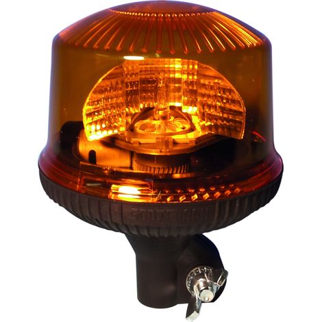 SODISE - Gyrophare halogène 23W 12/24V sur tige flexible - 17050 - Ce produit de marque TOPCAR est neuf. (1/2)