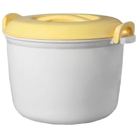 Cuiseur à riz portable pour micro-ondes, cuiseur vapeur multifonctionnel, boîte à lunch isotherme 2800 ml, cuisson vapeur. (1/5)