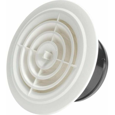 125 mm verstellbares rundes Lüftungsgitter (1/5)