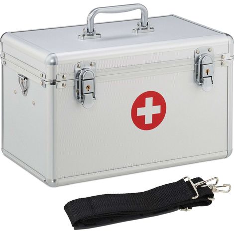 Estuche de primeros auxilios de aluminio