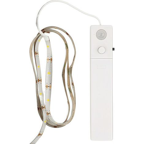 Bande lumineuse infrarouge intelligente avec capteur de présence humaine, pour table de chevet, chambre, dressing, allumage/extinction automatique. (1/5)