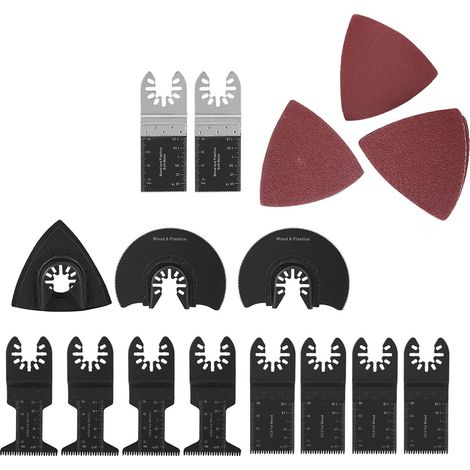 25-teiliges Set Sägeblätter aus Kohlenstoffstahl, Schreinerwerkzeug, Schwarz, Multifunktion (1/5)