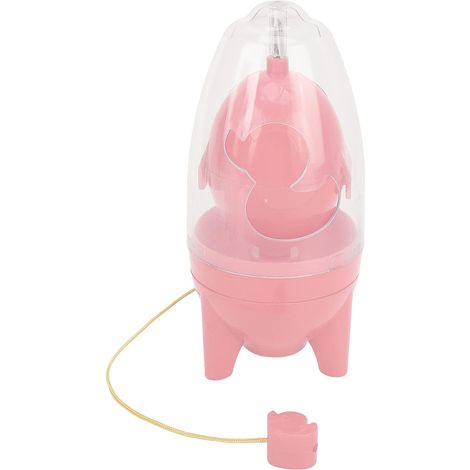 Girauova con cuscinetto in silicone alimentare. Agitatore manuale per mescolare tuorlo e albume nel guscio. Portatile, leggero, facile da montare (rosa). (1/5)