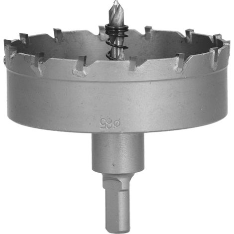 85-mm-Hartmetall-Lochsäge, robuster Kernbohrer für Edelstahl und Metallplatten, professioneller Hochleistungs-Lochöffner (1/5)