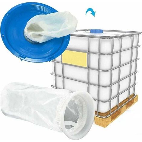 Stück IBC-Nylonfilter, IBC-Tankfilter, Nylondeckelfilter, Regenwasserfilter, waschbarer Nylondeckelfilter, Ersatzfilter für IBC-Regenwassertank – TRIM (1/4)