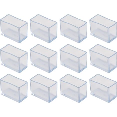 Ensemble de protections rectangulaires pour pieds chaise, housses en (1/4)
