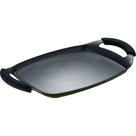 Griglia in Alluminio Fuso, Induzione, Esperto 37 x 25 cm