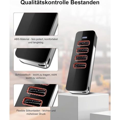 868Mhz Telecommande Portail Pour Sommer 4018V000, Télécommande De Portail Pour Sommer Pearl Funksender 4015862001900, 4 Canaux (1/5)