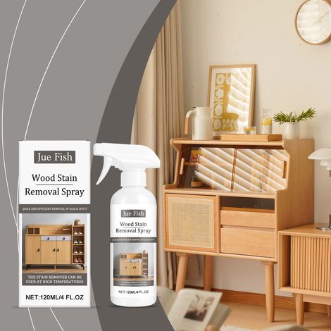 Wood stain cleaner, black spot cleaner, furniture and wood floor care and stain removal spray -- 120ml -- BIEMMEDUE (1/5)