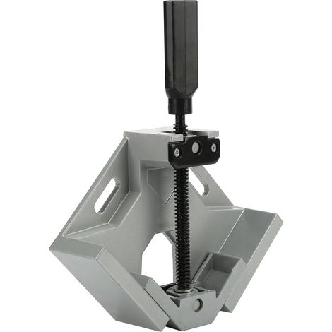 Équerre de fixation à angle droit, lot de 4, support de montage en métal robuste pour étagères et meubles, finition noire, usage intérieur et extérieur, visserie incluse (1/5)