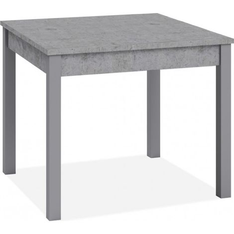 Table extensible 90x60 cm ciment - Cuneo (1/2)
