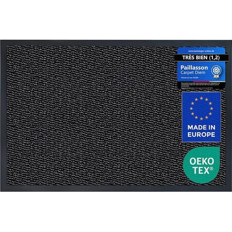 Carpet Door Mat 40 x 60 cm Anthracite Black