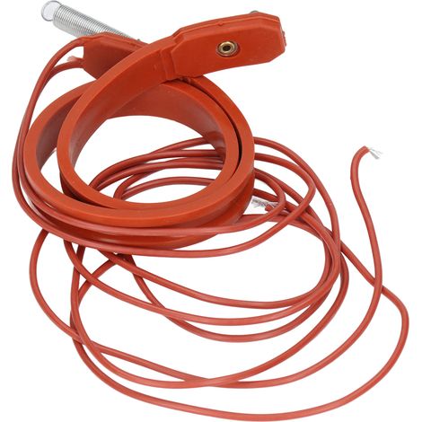 Sangle chauffante souple étanche en caoutchouc silicone 15x450mm 220V 35W pour compresseur pompe (1/5)