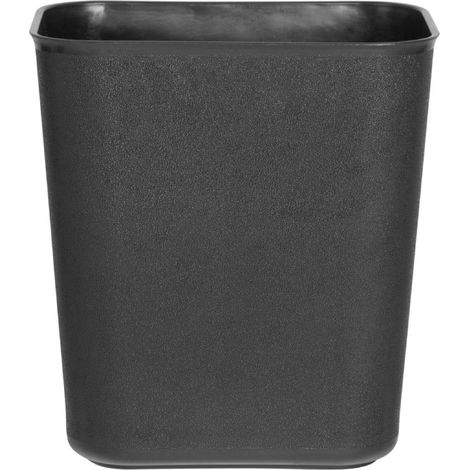 Poubelle pour hôtel/bureau noire 8L - BOLERO (1/5)