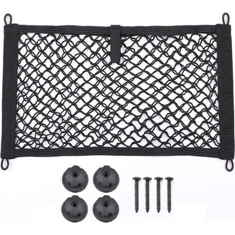 Seitliches Gepäcknetz fürs Auto – Elastisch – Für Wohnwagen, Wohnmobil, LKW, Transporter – Gepäcknetz 25 x 35 cm (1/5)
