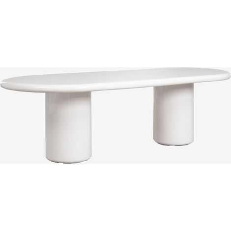 SKLUM Ovaler Gartentisch 260x110 cm aus Aurean-Zement