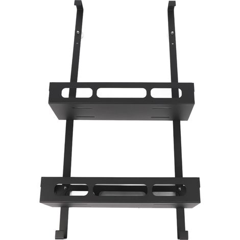 Portasapone a parete per il bagno, cestino a due livelli a parete per prodotti da bagno, mobile contenitore a parete per la cabina doccia.