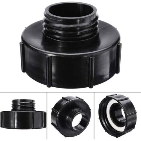 Robinet IBC - S100x8 S60x6 - Connecteur 3/4 Pouces - Laiton Et PP - Pour Cuve 1000 L (1/4)