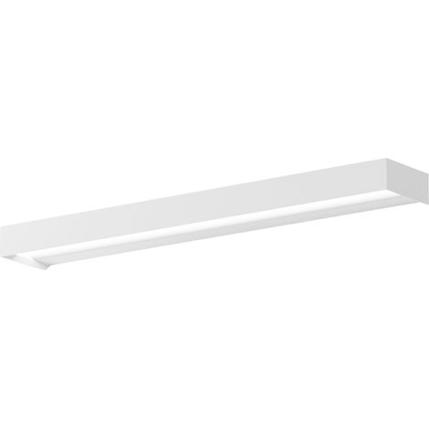 Lampada a Parete LED GAP 30W 2420lm 3000K Alluminio Bianco Opaco Dimmerabile Taglio Fase - Gealuce (1/3)
