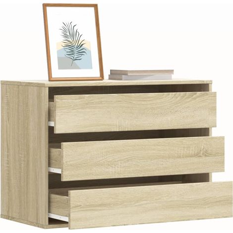 Kommode Sonoma-Eiche 80x41x58 cm Holzwerkstoff