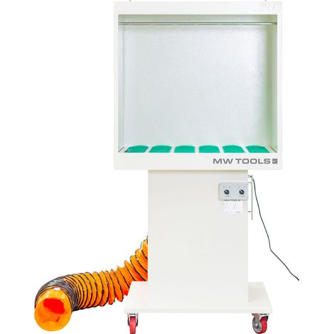 Mw Tools – Cabine de peinture mobile avec aspiration 1100W – Pour espaces confinés – Dimensions 0,9 x 0,9 x 0,9 m – MSC1000 (1/5)