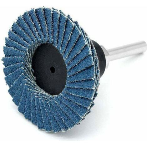 Disques Lamelles - 50 mm - Grains 40 60 80 - Pour Perceuse Et Meuleuse - 31 Pièces (1/4)