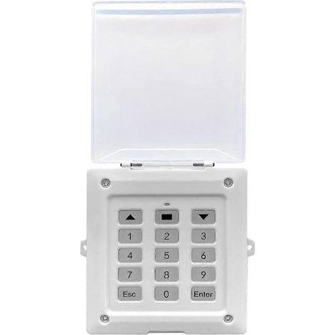 Système d'accès numérique par clavier sans fil, saisie automatique du code de sécurité, télécommande du panneau de commande du portail 433 MHz (1/5)