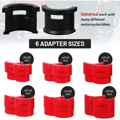 Kit universale per la sostituzione delle guarnizioni della forcella della moto - 35-50 mm - Attrezzo universale per l'installazione di paraoli per moto e biciclette (1/5)