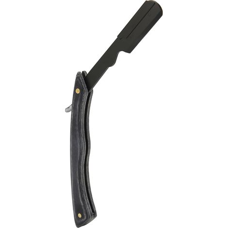 Porte-lame de barbe professionnel en acier inoxydable, pliable, support manuel pour tondeuse à barbe coupe-chocolat, étui de rangement (1/5)