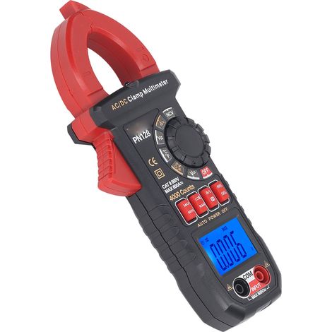 Pince ampèremétrique numérique 4000 points, multimètre haute précision, écran LCD, ampèremètre AC/DC (1/5)