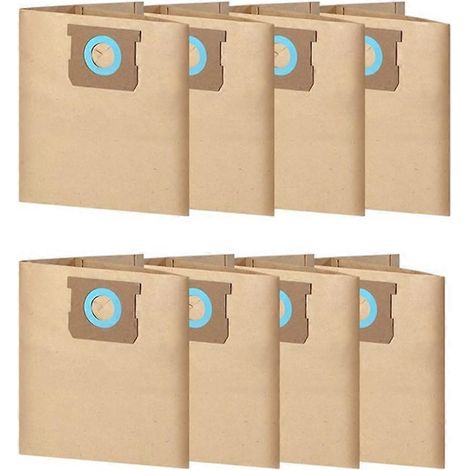 8Pack DXVA19-4104 aspirateur sacs pour DEWALT 5 à 8 Gallon aspirateur eau et poussière, Disposable aspirateur d’atelier sacs, collecte de poussière sac (1/5)