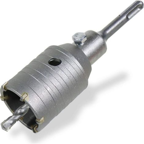 Beijiyi – Scie cloche trépan 50mm – Couronne de forage 8x110mm – Adaptateur SDS plus – Pour béton et maçonnerie – Coupe nette et précise (1/5)