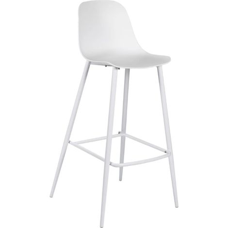 Mira Sgabello, Set di 4 Sgabelli in polipropilene Bianco (47.5cm X 47cm H. 91.5cm) (1/5)