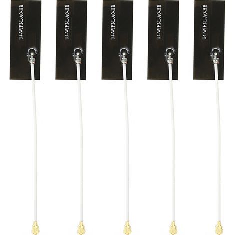 5 pièces Antenne WIFI 2.4G/5G intégrée pour Carte sans fil Interface IPEX1 (1/5)