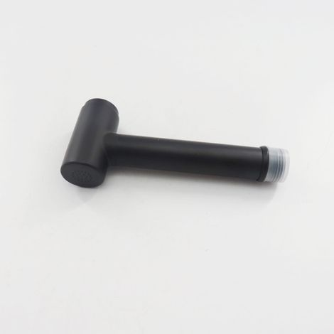 Pistolet de toilette tout cuivre noir avec pressurisation et interrupteur à un bouton, bidet, petite pomme de douche, accessoire de toilette, pommeau de douche anti-fuite