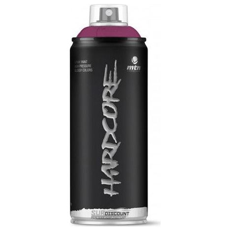 MTN Hardcore Pourpre - peinture en spray violet - 400ml haute pression et finition brillante (1/4)