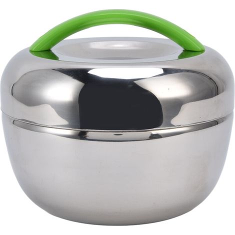 Boîte à lunch isotherme en acier inoxydable 1,0 L - JINFGERNE - Portable, étanche, technologie d'isolation avancée, idéale pour étudiants et employés de bureau, parfait pour repas faits maison