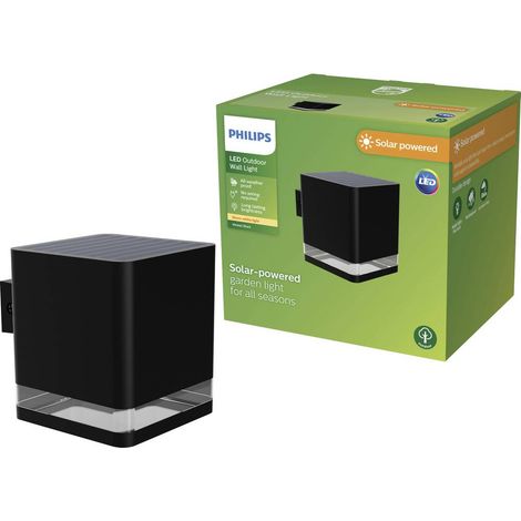 Philips LED Virona 929004658701 Lampada solare da parete per esterno con rilevatore di movimento LED (monocolore) 1.8 W (1/5)