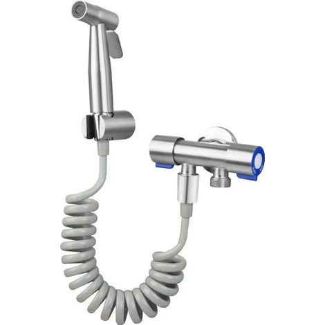 Manuelle Bidet-Duschbrause, Edelstahl 304, Strahlart für WC und Badezimmer, Handbrausearmatur (1/5)