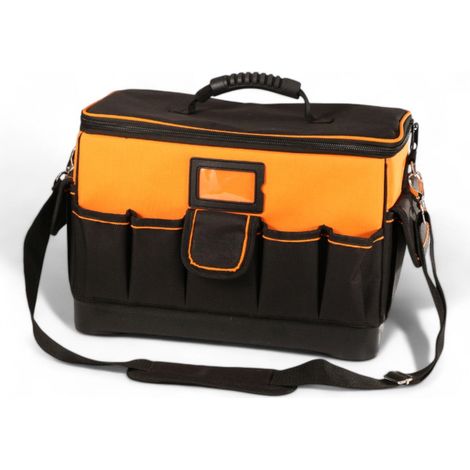 Bauletto porta attrezzi 40,5x23x29 cm in poliestere con tasche e una maniglia in gomma (1/3)