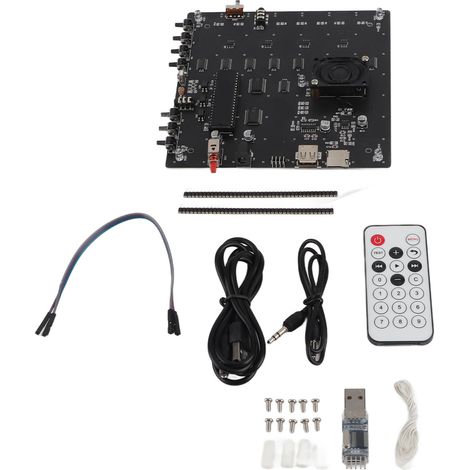 Kit cube lumineux musical 3D 8S 8x8x8 Spectre musical LED Kits électroniques DIY Lot Lampe sur pied à souder (1/5)