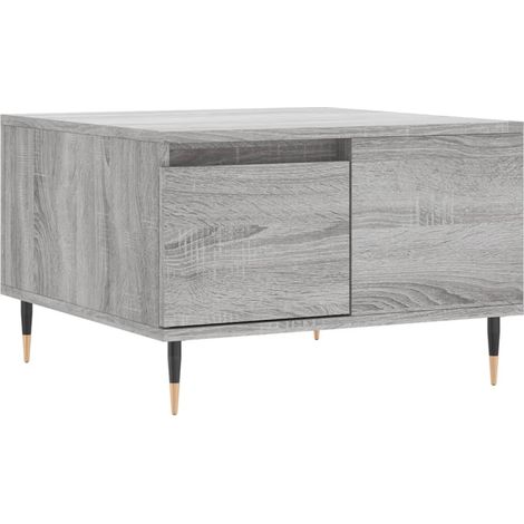 Maison Exclusive - Tavolino Salotto Grigio Sonoma 55x55x36,5 cm Legno Multistrato