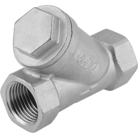 DN15 1/2" PT Gewinde Edelstahl Y-förmiger Siebpumpenfilter für Wasser und Gas