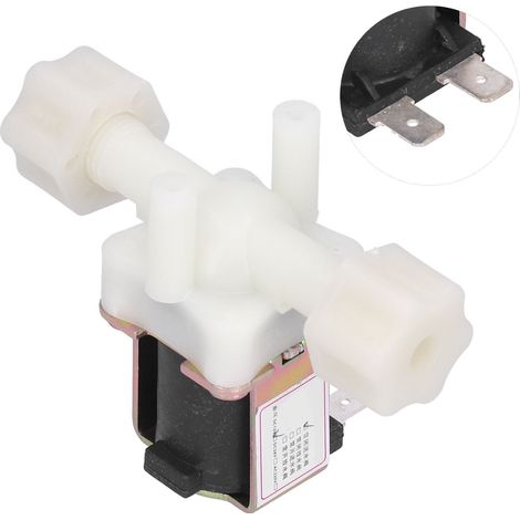 Électrovanne G1/4, contrôleur d'arrivée d'eau pour machine d'osmose inverse, normalement fermée, 12 V CC (1/5)