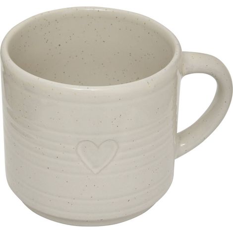 Set bestehend aus 2 Adele Bechern Warmweiß Herzmotiv - Atmosphera créateur d'intérieur (1/2)