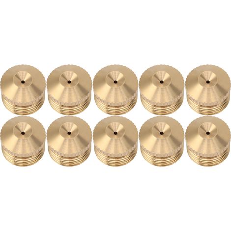Lot de 10 buses de brumisation en laiton, tête d'arrosage pour pulvérisation, refroidissement d'usine, mine de charbon, jardin, pelouse, raccord G3/4 pouce (1/5)