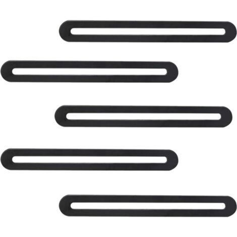 5 Pièces Plaque Perforée Équerres, Connecteurs Plats Réglables en Acier Inoxydable,Plaque de Renfort Métallique, pour Réparer et Réparer le Bois, les Meubles