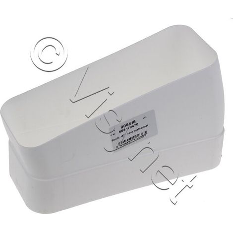 Novy - coude horizontal de 15° pour les gaines plates - 906418 - (1/2)