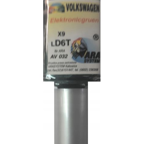 Retouche de peinture électronique pour rayures VW LD6T X9 (1/5)