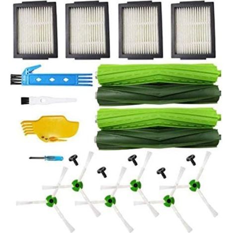 Filtres et brosses latérales pour aspirateur robot iRobot Roomba i7 i7+/i7 Plus E5 E6 E7 (1/5)